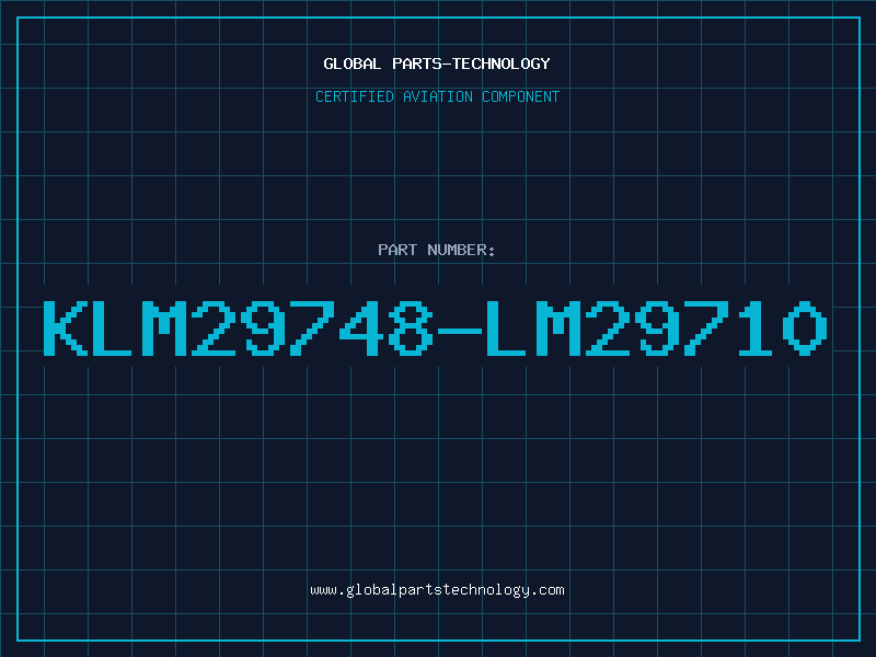 Aviation Part KLM29748-LM29710