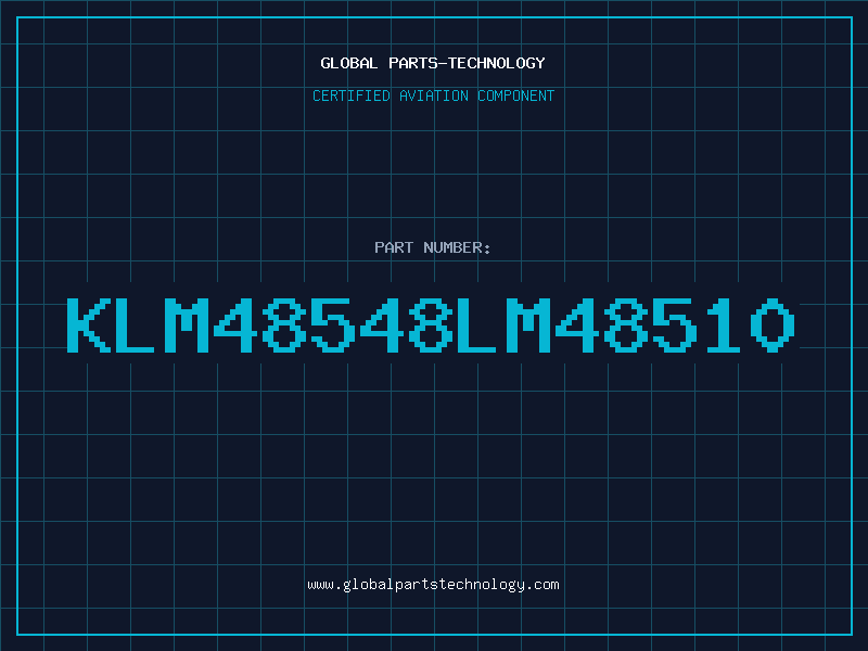 Aviation Part KLM48548LM48510