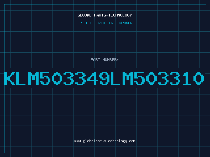 Aviation Part KLM503349LM503310