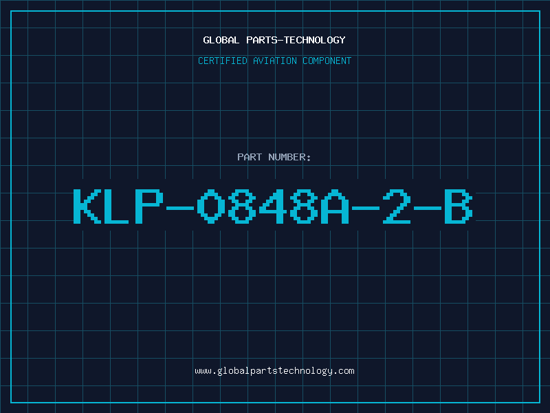 Aviation Part KLP-0848A-2-B