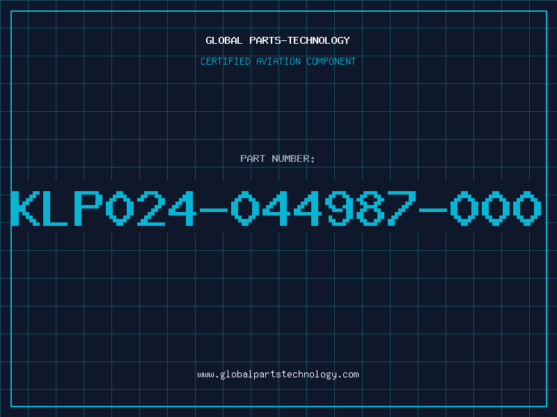 Aviation Part KLP024-044987-000