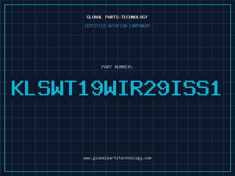 Aviation Part KLSWT19WIR29ISS1