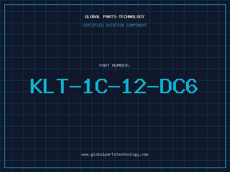 Aviation Part KLT-1C-12-DC6