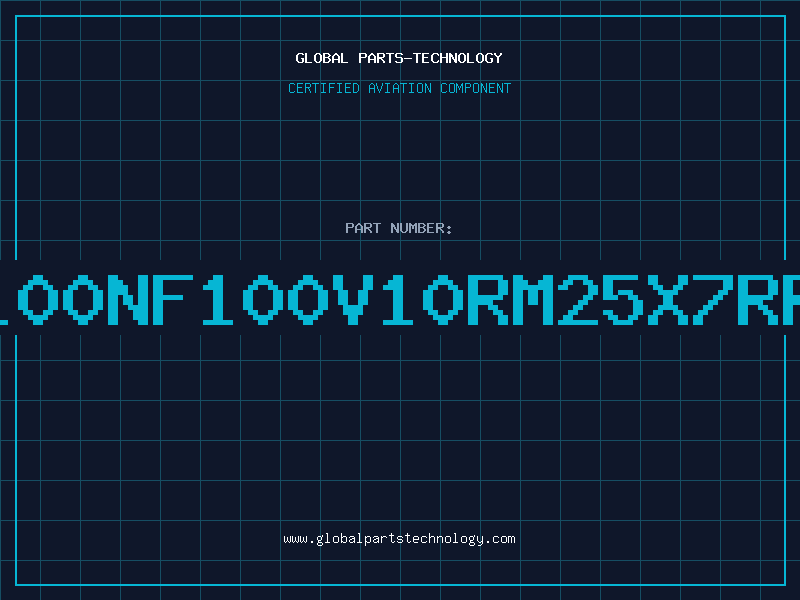 Aviation Part KV100nF100V10RM25X7RROA