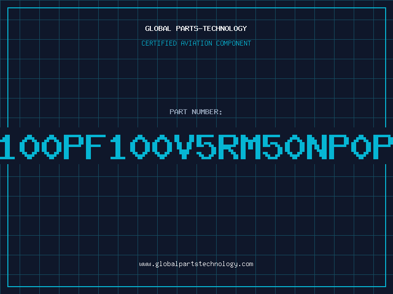 Aviation Part KV100pF100V5RM50NP0PAA