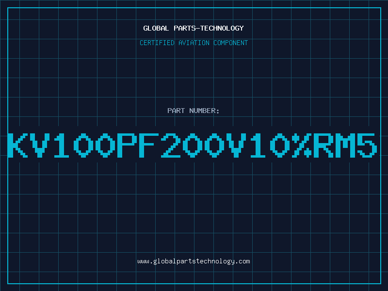 Aviation Part KV100pF200V10%RM5