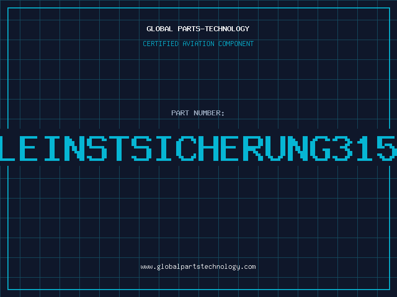 Aviation Part Kleinstsicherung315A