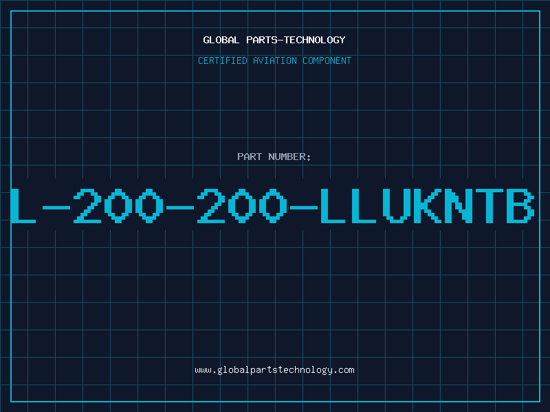 Aviation Part L-200-200-LLUKNTB