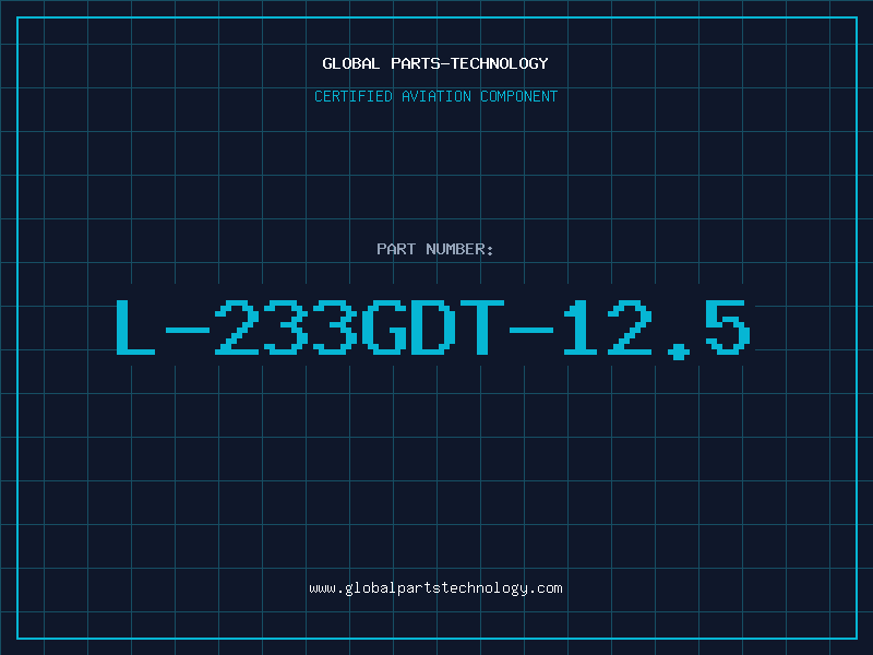 Aviation Part L-233GDT-12.5