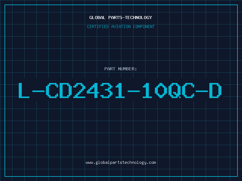 Aviation Part L-CD2431-10QC-D