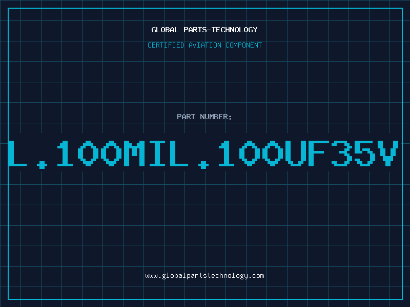 Aviation Part L.100MIL.100uF35V