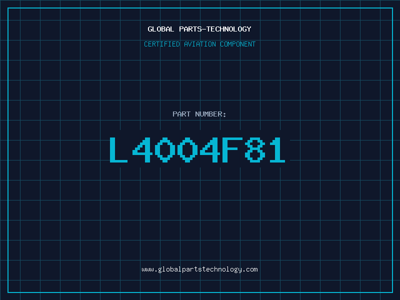 Aviation Part L4004F81