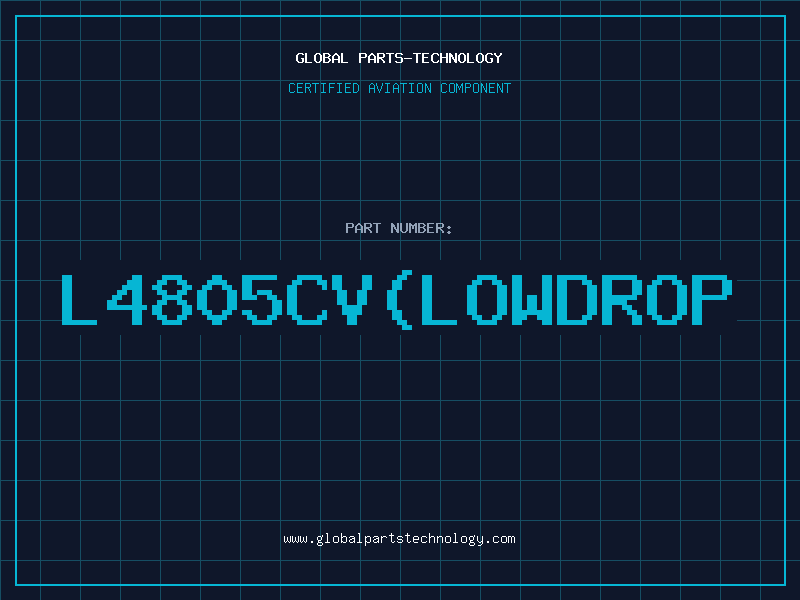 Aviation Part L4805CVLOWDROP
