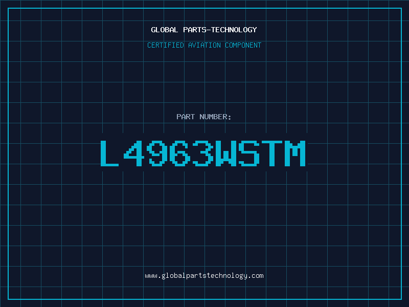 Aviation Part L4963WSTM