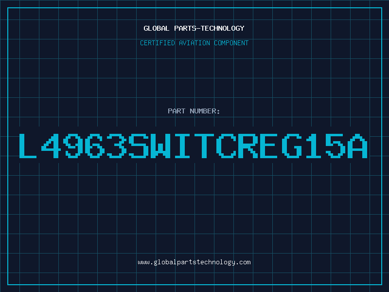 Aviation Part L4963switcreg15A