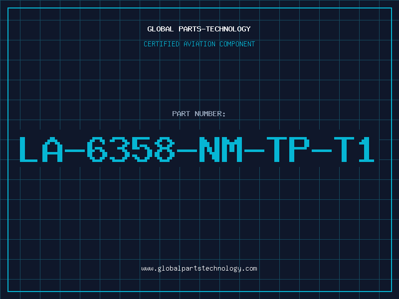 Aviation Part LA-6358-NM-TP-T1