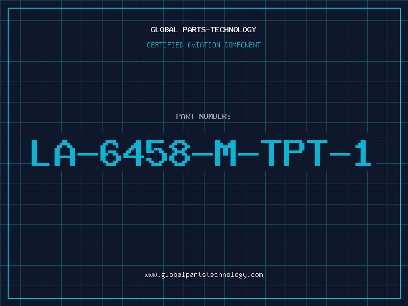 Aviation Part LA-6458-M-TPT-1