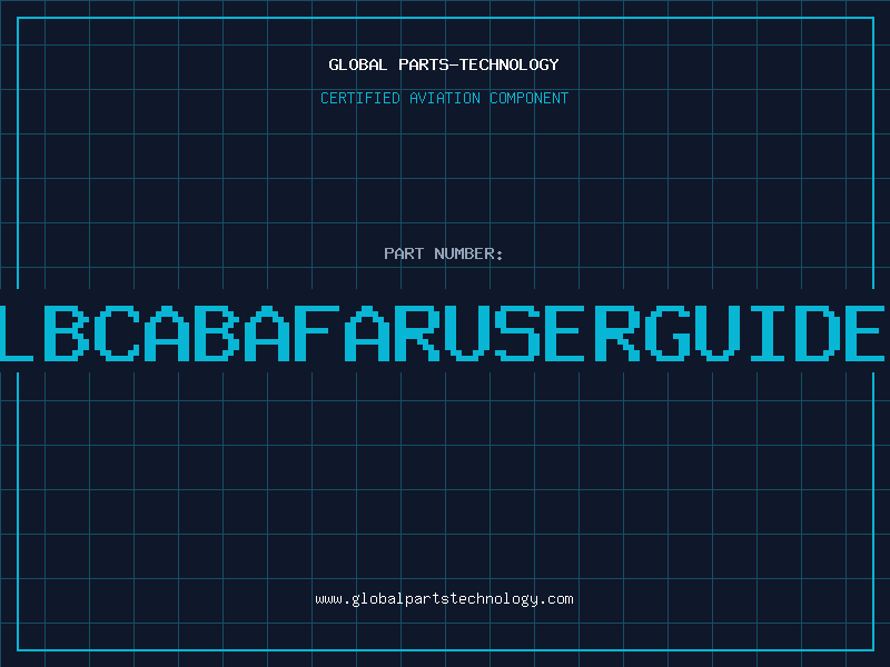 Aviation Part LBCABAFARUSERGUIDE