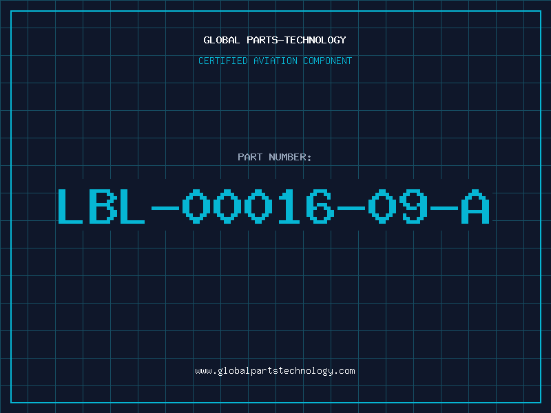 Aviation Part LBL-00016-09-A