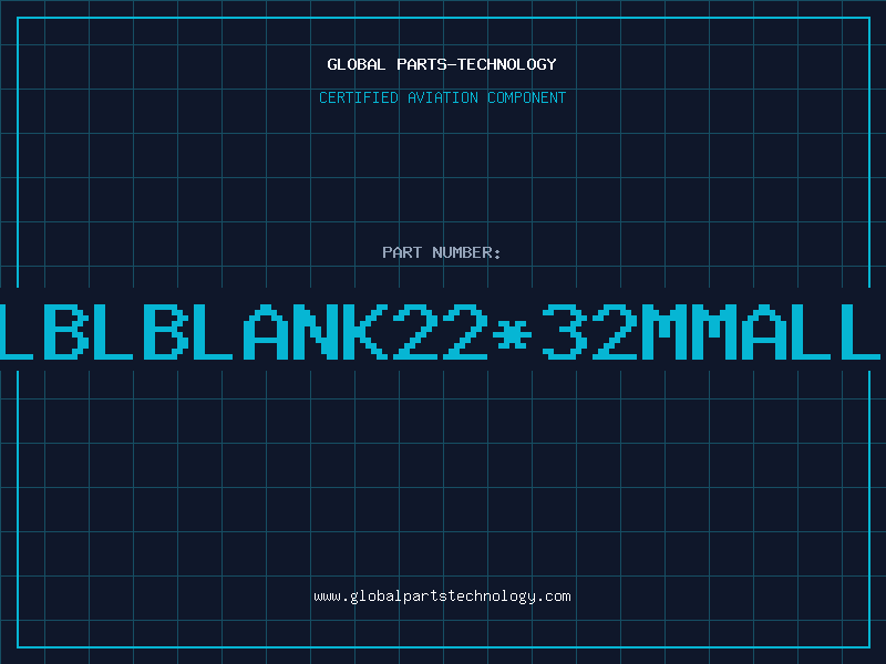 Aviation Part LBLBLANK2232MMALL