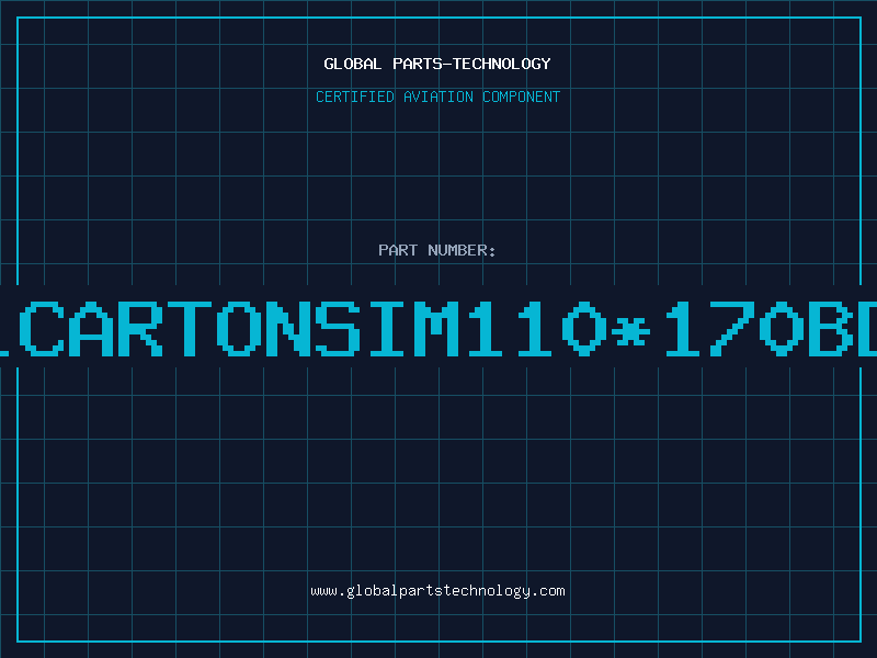 Aviation Part LBLCARTONSIM110*170BD2X