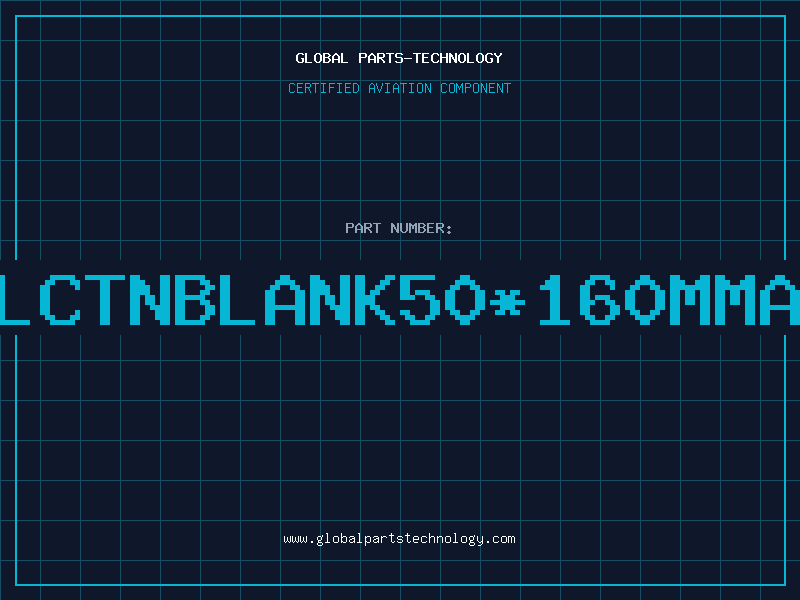 Aviation Part LBLCTNBLANK50160MMALL