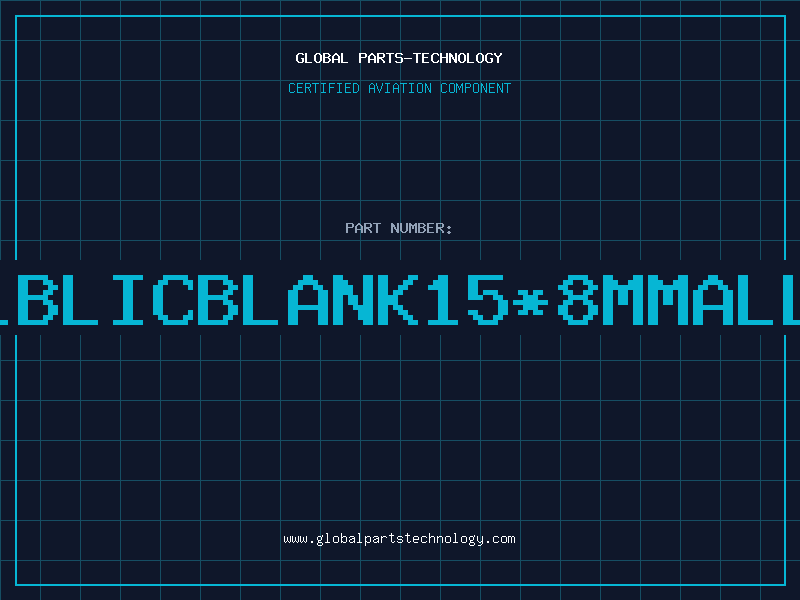 Aviation Part LBLICBLANK15*8MMALL