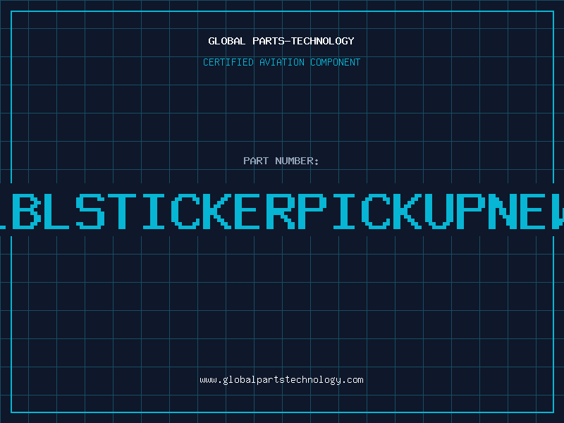 Aviation Part LBLSTICKERPICKUPNEW