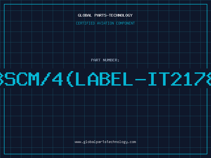 Aviation Part LBSCM/4(LABEL-IT21788