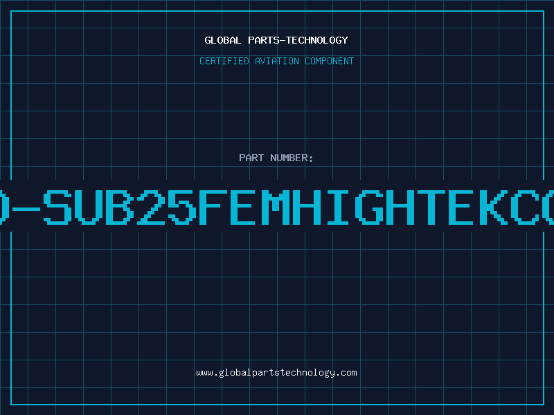 Aviation Part LD-SUB25FEMHIGHTEKCON