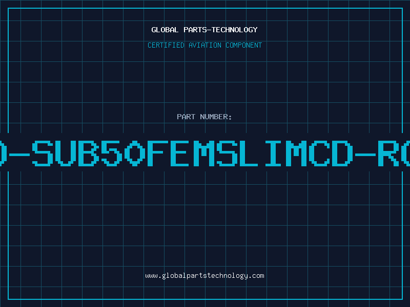 Aviation Part LD-SUB50FEMSLIMCD-ROM
