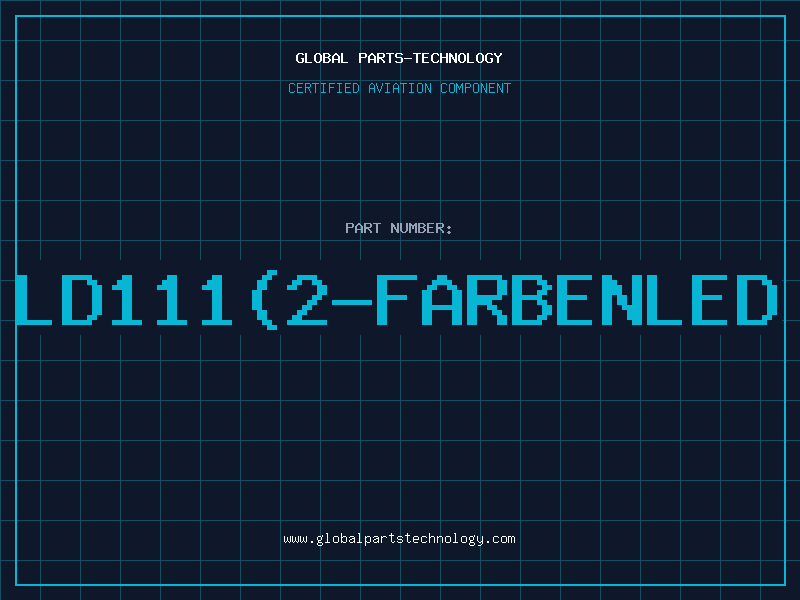 Aviation Part LD111(2-FARBENLED