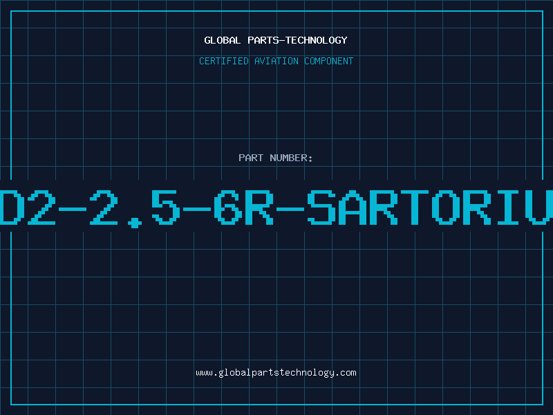 Aviation Part LD2-2.5-6R-SARTORIUS