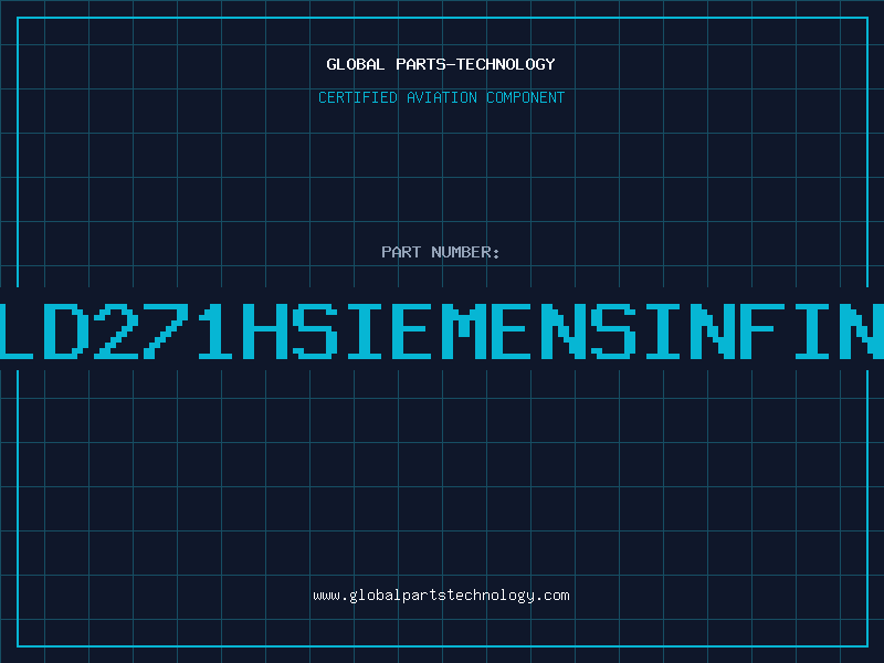Aviation Part LD271HSIEMENSINFIN