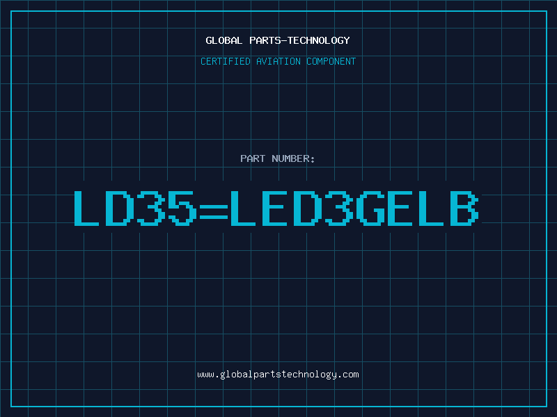 Aviation Part LD35=LED3GELB