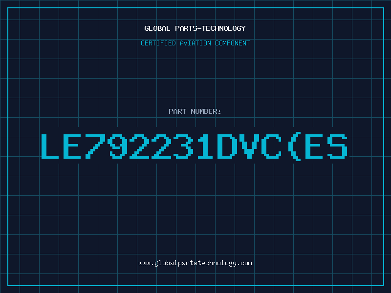 Aviation Part LE792231DVCES