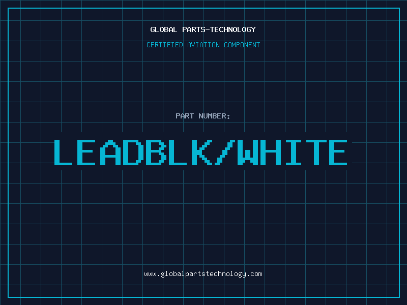 Aviation Part LEADBLK/WHITE