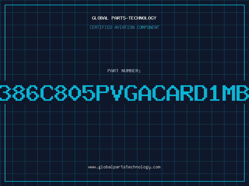 Aviation Part LEADTEKS386C805PVGACARD1MBDRAM312D