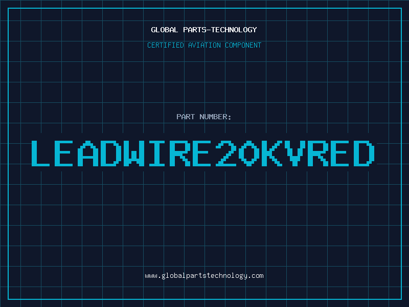 Aviation Part LEADWIRE20KVRED