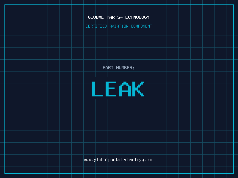 Aviation Part LEAK