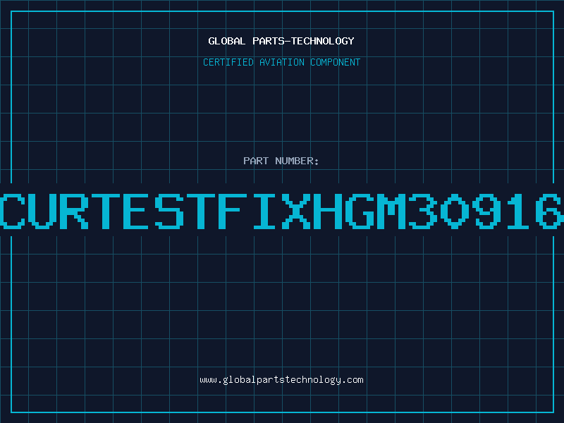 Aviation Part LEAKCURTESTFIXHGM30916.5AB