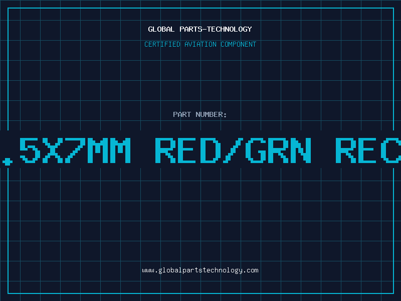 Aviation Part LED 2.5X7MM RED/GRN RECTAGLE