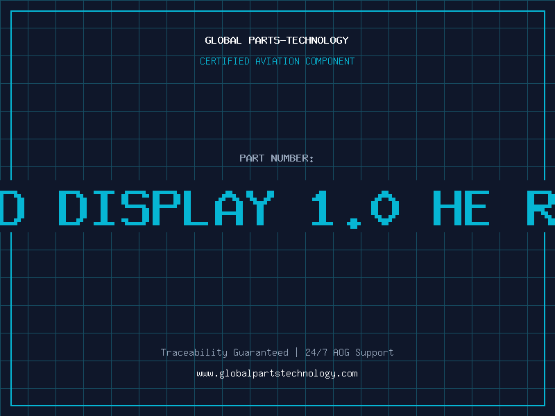 Aviation Part LED DISPLAY 1.0 HE RED