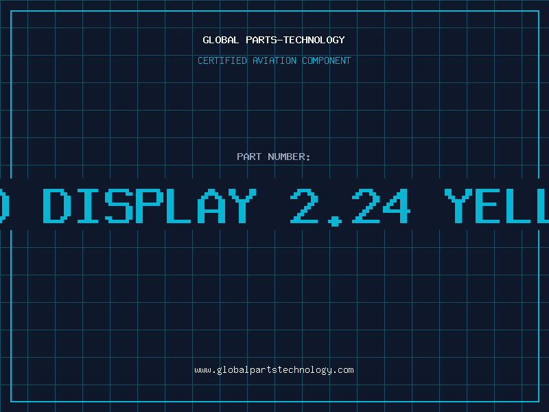 Aviation Part LED DISPLAY 2.24 YELLOW