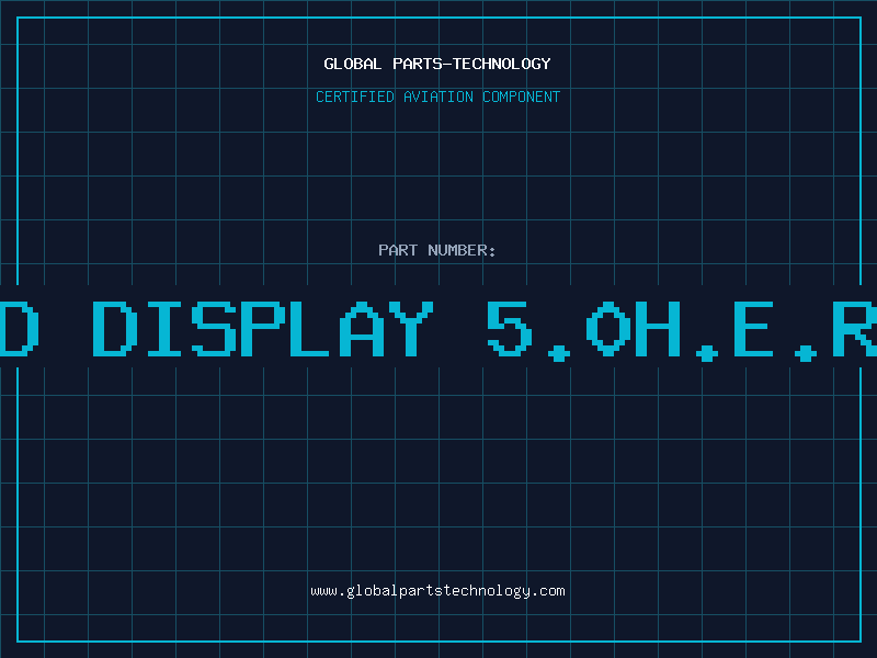 Aviation Part LED DISPLAY 5.0H.E.RED