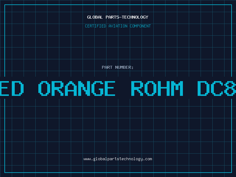 Aviation Part LED ORANGE ROHM DC87