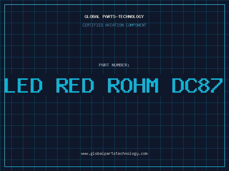 Aviation Part LED RED ROHM DC87