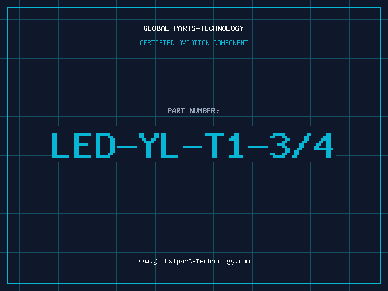 Aviation Part LED-YL-T1-3/4