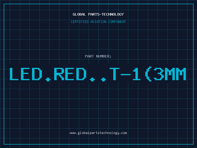 Aviation Part LED.RED..T-1(3mm