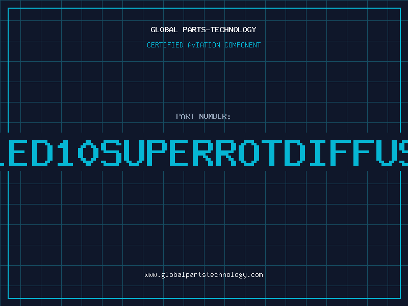 Aviation Part LED10SUPERROTDIFFUS